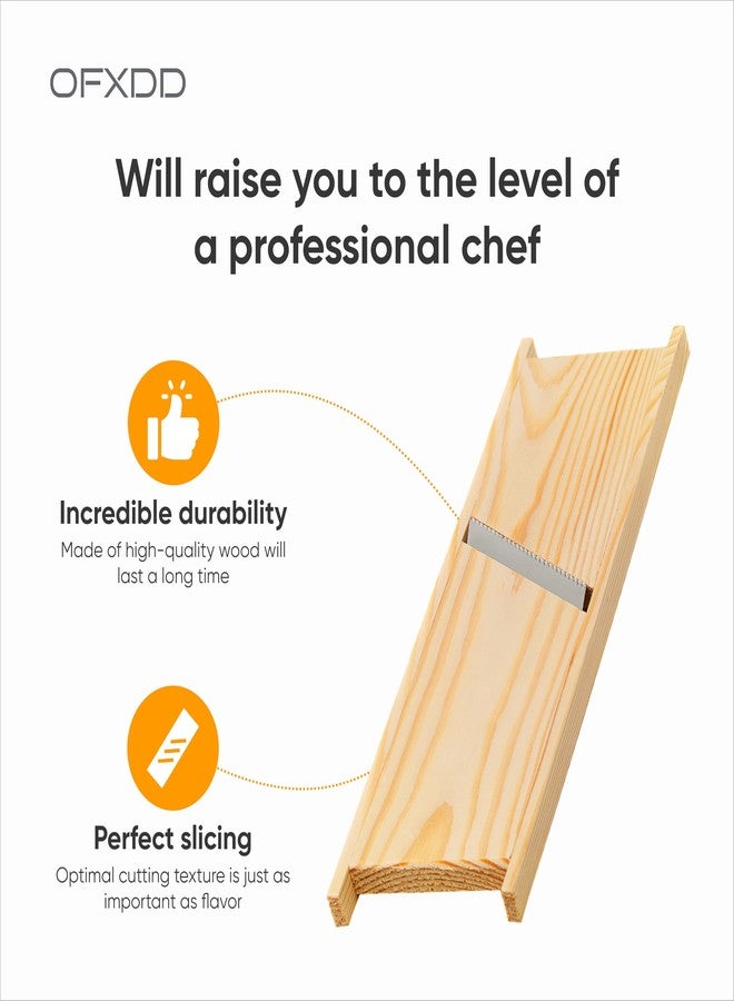 أوف إكس دي دي مبشرة خضراوات خشبية للمطبخ - قطاعة جزر كورية متوسطة الحجم - مبشرة خضراوات - مبشرة جزر - Image 5
