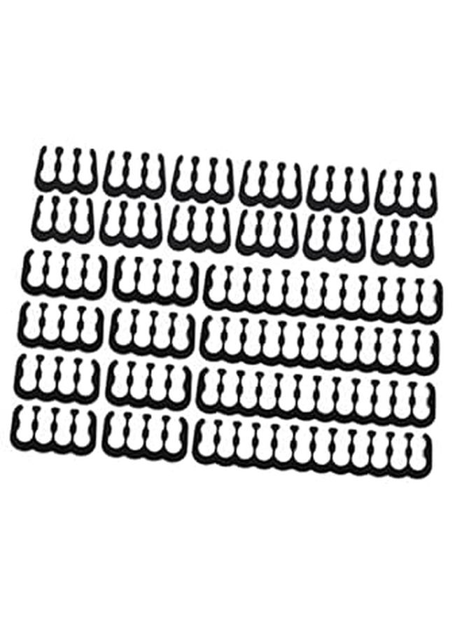 24 Pcs Cable Comb Set For Computer Power Supply Black Cable Holder For Neat Organized Pc Builds - Image 1