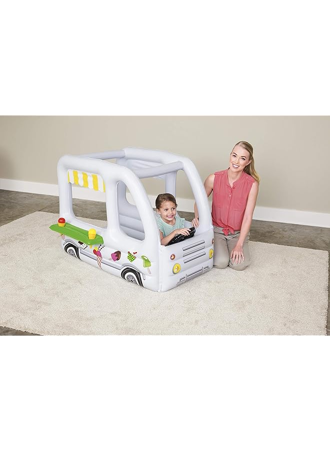 Bestway 1.22M X 84Cm X 84Cm Scoops'N Smiles Ice Cream Truck Ball Pit Multicolor Large 52268 19 - Image 2