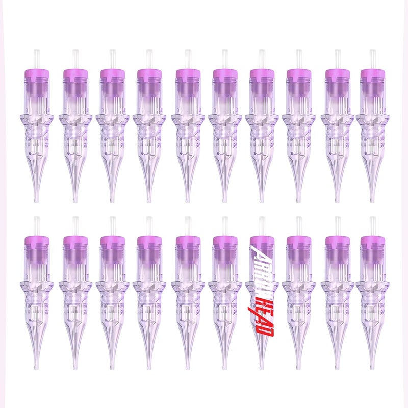 Arrowhead إبر كارتريدج تاتو 7SERM – كارتريدجات ماجنوم دائرية احترافية من آروهيد لتقنيات التاتو – معقمة، قابلة للاستخدام مرة واحدة وتدفق حبر دقيق (علبة من 20) - Image 1