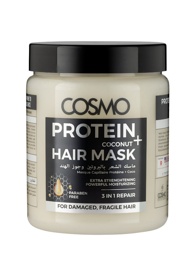 COSMO Protein And Coconut Hair Mask 3 In 1 1000ml 