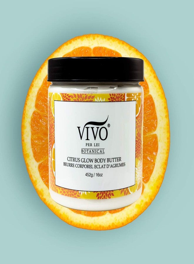 Vivo Per Lei Vitamin C Body Butter - Hydrating Body Cream with Shea Butter - Anti-Aging Body Butter Cream For Smooth, Soft Skin - Non-Greasy Cream with Citrus Peel - 452g / 16 oz - Image 5