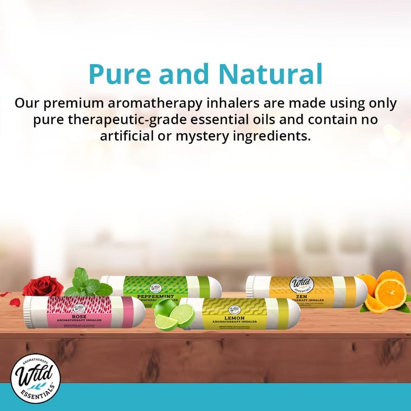 mEssentials Wild Essentials Quit Smoking Aromatherapy Inhaler, 100% Natural Essential Oil Stop Smoking Stick, USA Made, 3-Pack - Image 3