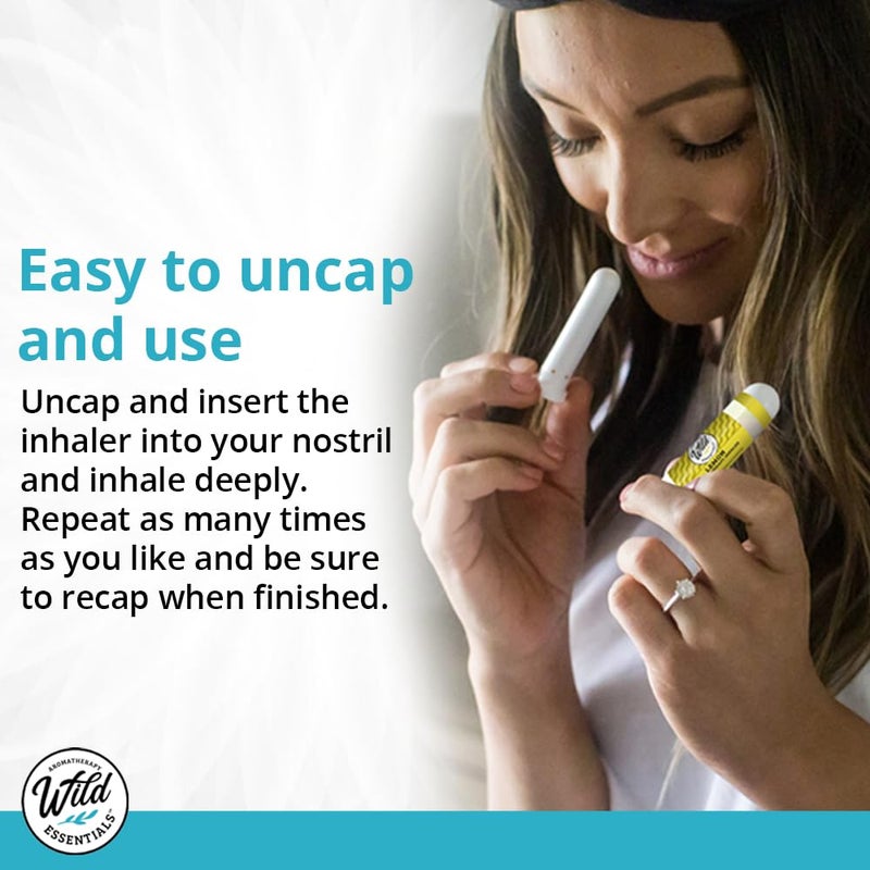 mEssentials Wild Essentials Quit Smoking Aromatherapy Inhaler, 100% Natural Essential Oil Stop Smoking Stick, USA Made, 3-Pack - Image 5