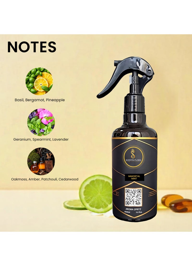 Scenta Flora Trio Aroma Spritz Combo – Long-Lasting Oil Freshener for Car, Home & Fabrics (3x300ml) – Freshness Anywhere  - Image 2
