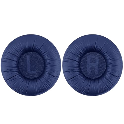 Geekria QuickFit Leatherette Replacement Ear Pads Compatible with JBL JR 300/ 300BT, T450BT, T500BT, Tune 500/ 500BT/ 510BT/ 520BT Headphones, Ear Cushions with Video Guide (Blue) - Image 3