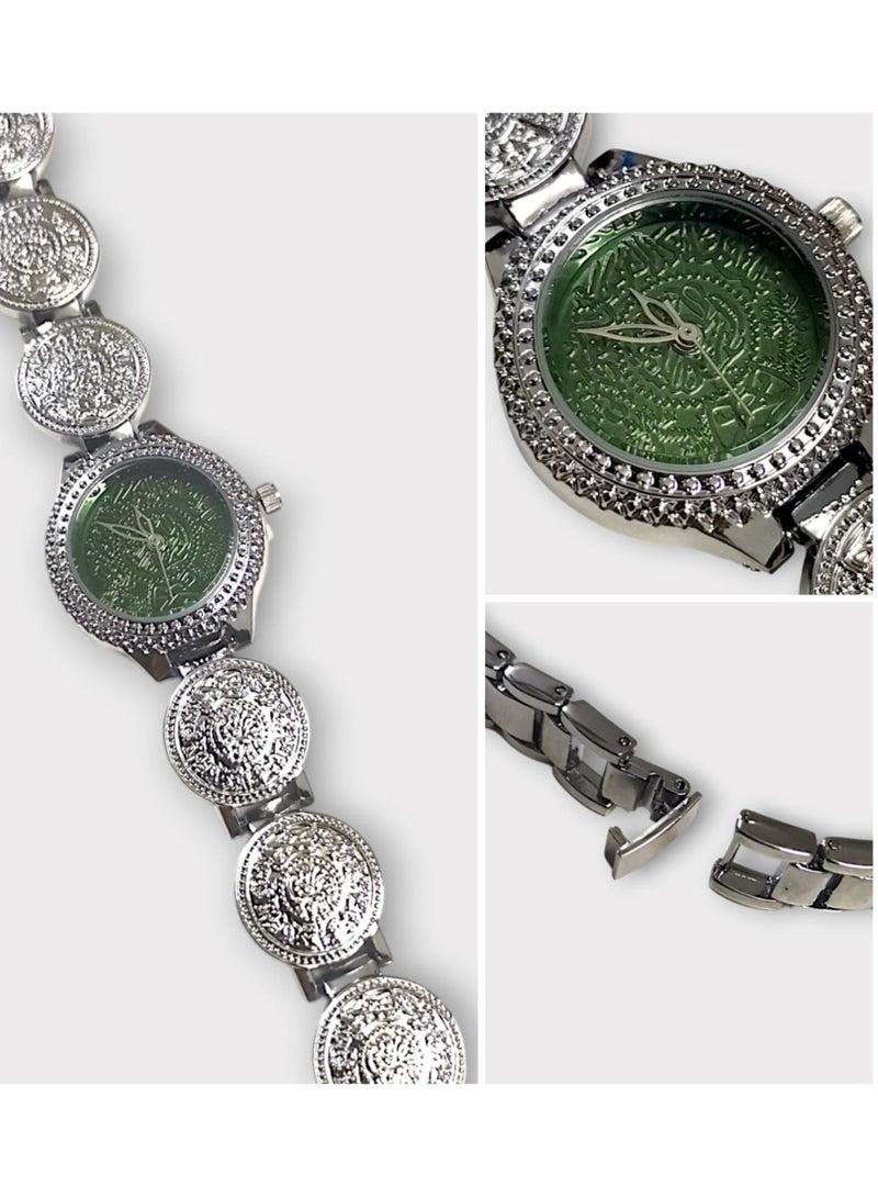 Rivoly Elegant women's stainless-steel set consisting of a waterproof watch with a set of bracelets, rings, necklaces, and earrings - Image 3