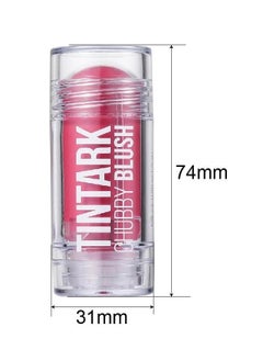 Tintark Chubby Blush Stick Makeup Peach Blushers for Cheeks Make up Pink Coral Cream Blushes Stick Natural Looking 3 in 1 Face Tint Blush Matte Talc Free 01  - Image 5