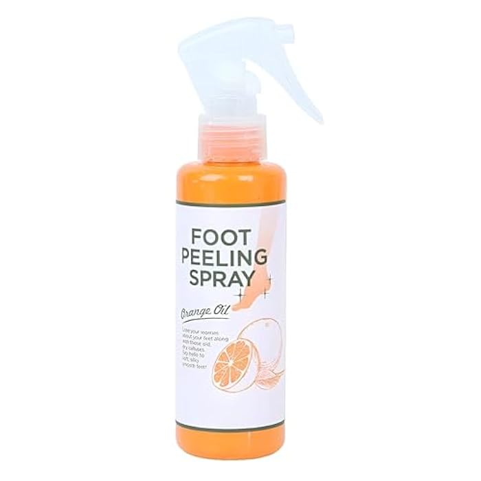 Foot & Body Scrub Mist - Experience the rejuvenating effects of 110ml Foot Peeling Spray for Men and Women, Infused with Orange Extract for Effective Exfoliation and Moisturizing. - Image 1