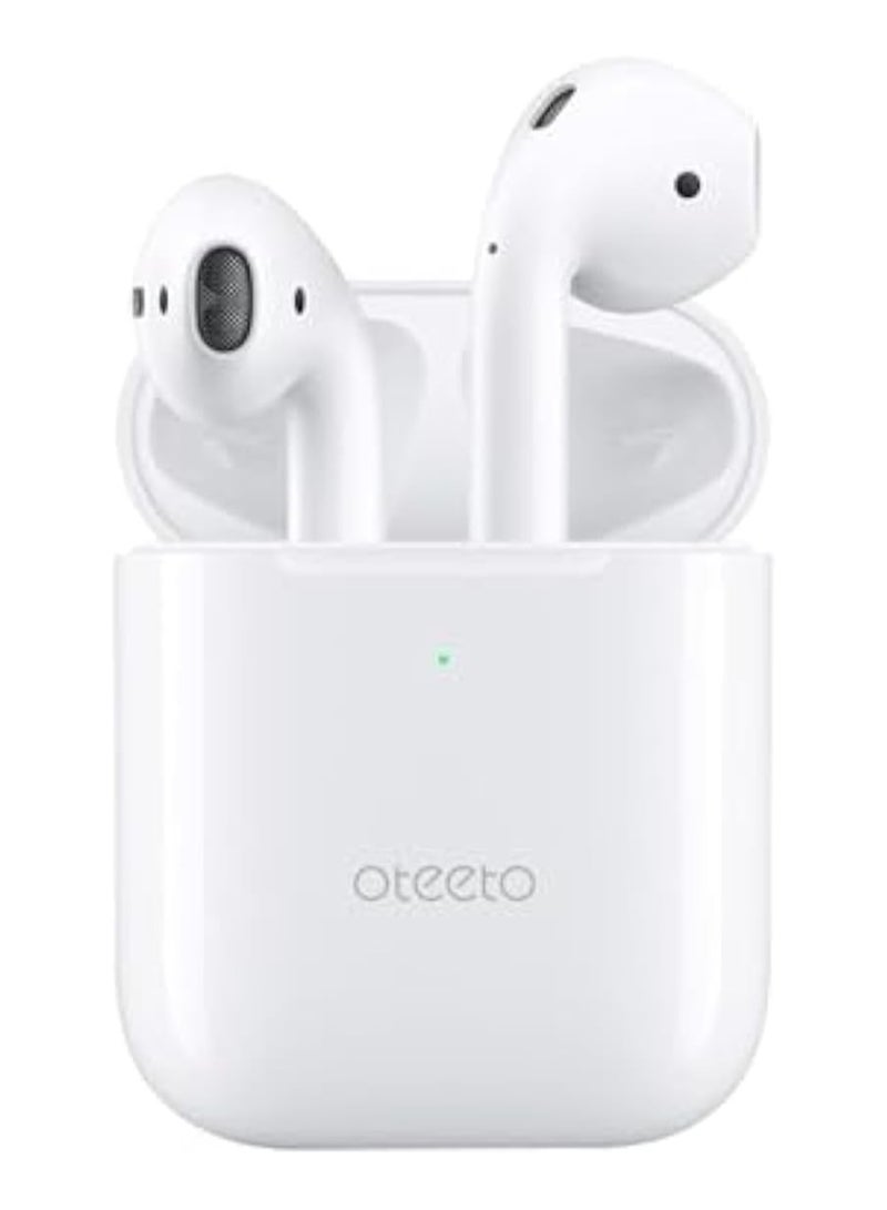 Oteeto OT3 True Wireless Bluetooth Earphones – White - Image 1