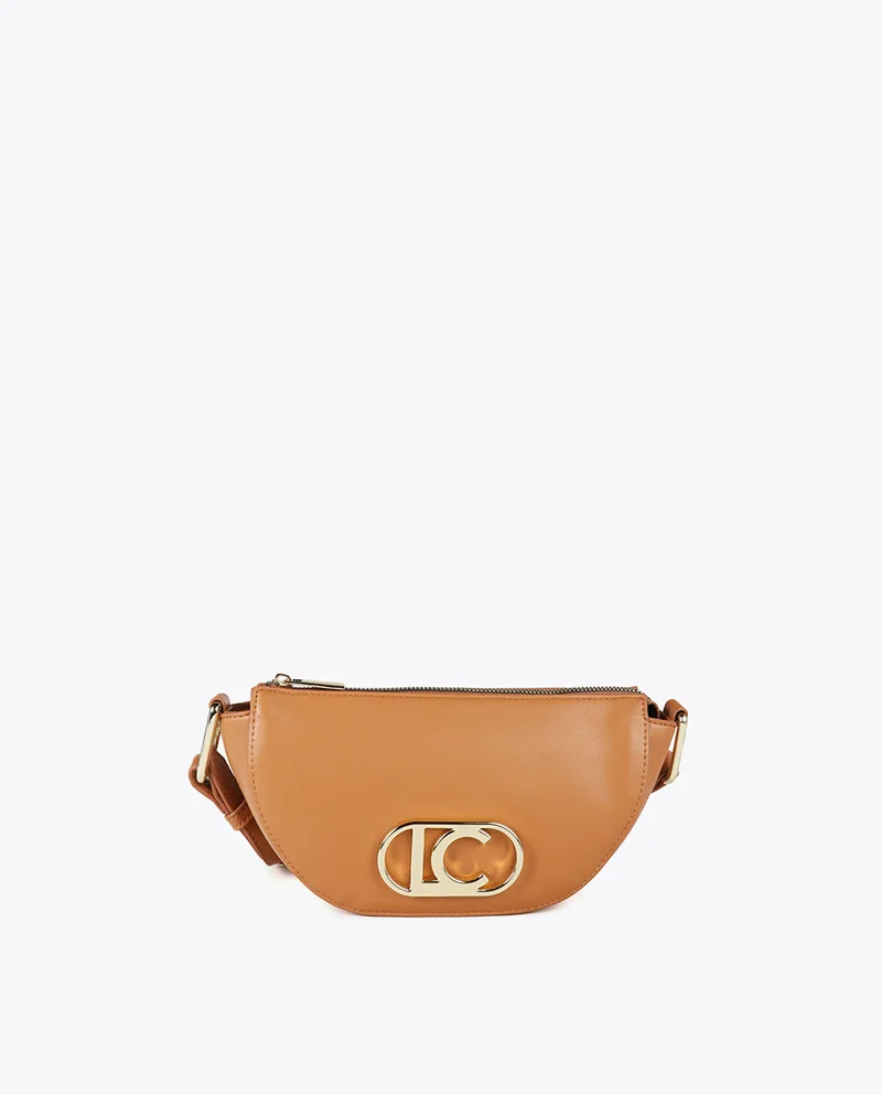 Lola Casademunt Small Crescent Logo Crossbody Bag