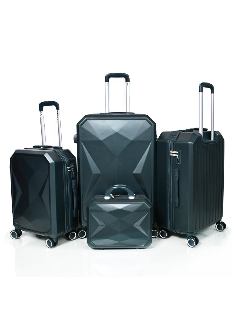 مورانو طقم شنط سفر مورانو من ثلاث قطع أخضر - Image 2