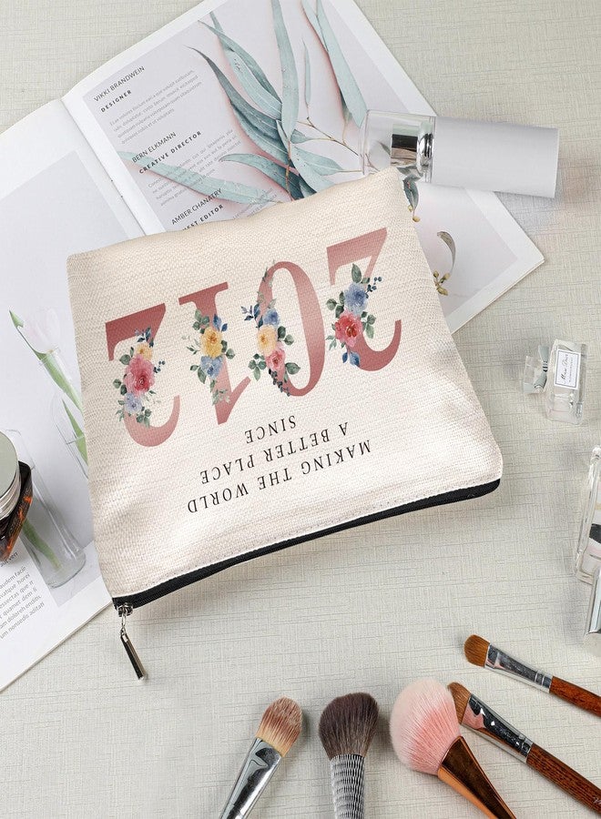 Makeup Bags for Teen Girl Gifts Trendy Stuff, Cosmetic Bag for Travel Toiletry, 14 Years Old Girl Gift, Birthday Gifts for Sister, Best Friend (Year 2012) - Image 5