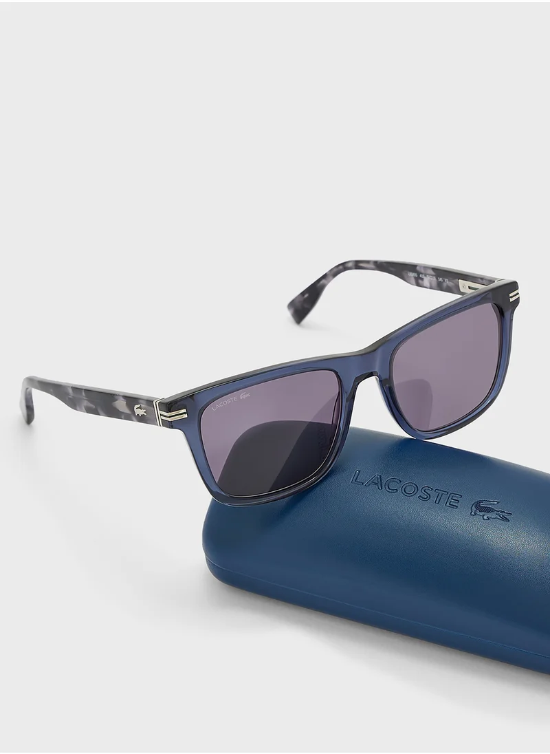LACOSTE Modified Rectangle Sunglasses L6045S