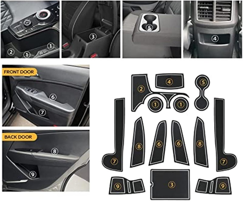 Wivplex Non-Slip Rubber Mats for Kia Sportage NQ5 - Image 5