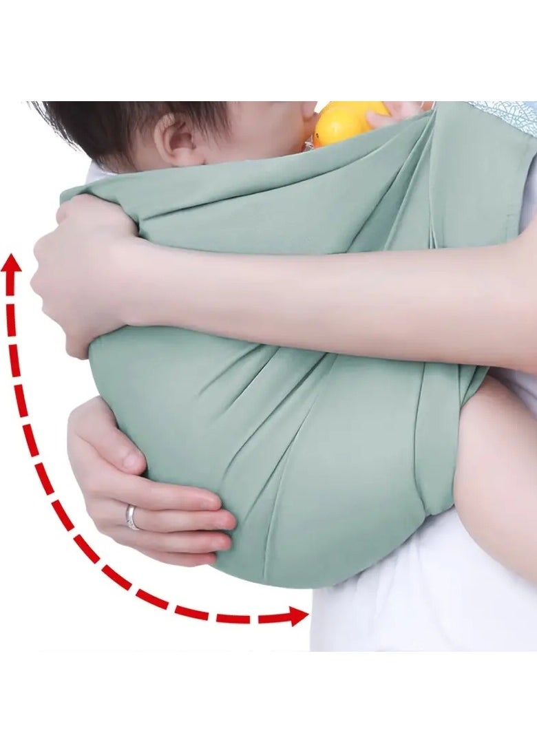 Gonice Solid Color Floral Patchwork Front Facing Baby Carrier  - Image 1
