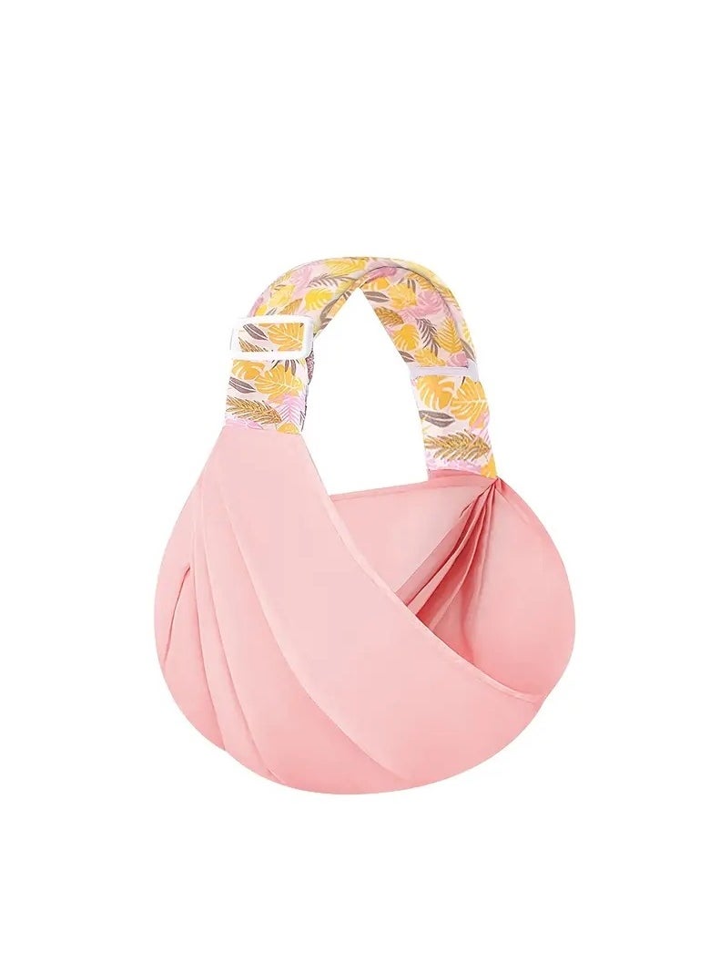 Gonice Solid Color Floral Patchwork Front Facing Baby Carrier  - Image 3