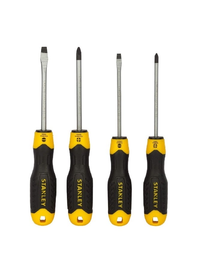 Stanley 6-Piece Combination Screwdriver Set with Bonus Tester Black and Yellow 3.5 x 4 x 28 cm STHT92002-8 - Image 4