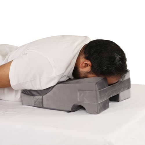 METRON Face Down Prone Pillow for After Eye Surgery, Helps in Retinal Detachment Muscular Hole & Vitrectomy Recovery, Ideal for Massage & Prone Sleeping Cushions - Image 1