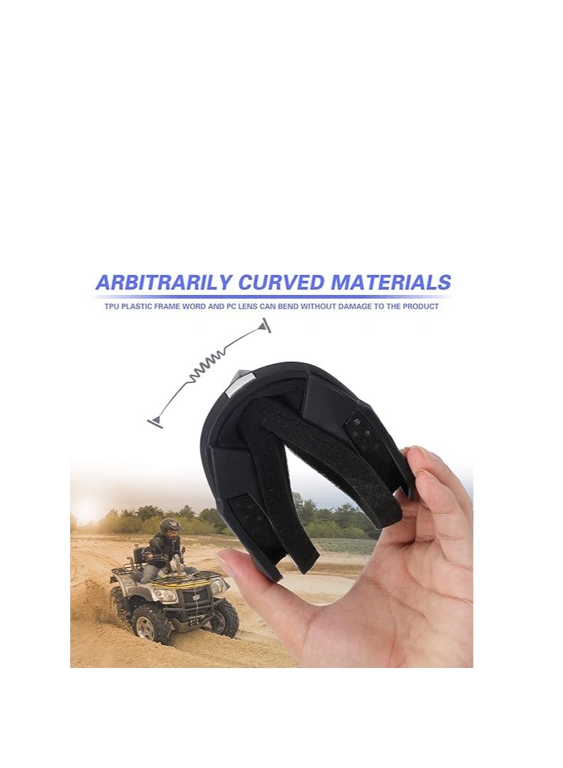 KASTWAVE 2-Pack Windproof and Dust Proof Dirt Bike Goggles for Youth and Adults, Perfect for ATV and Motorcycle Racing - Image 4