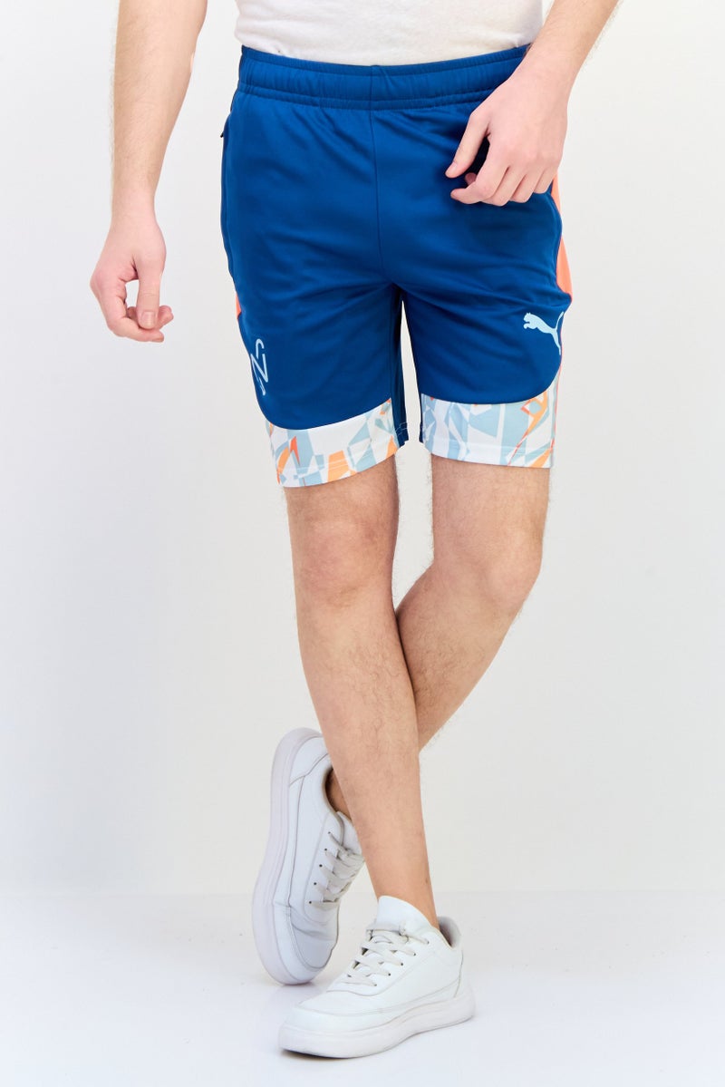 PUMA شورت تدريب للرجال بشعار علامة نيمار جونيور، متعدد الألوان - Image 1