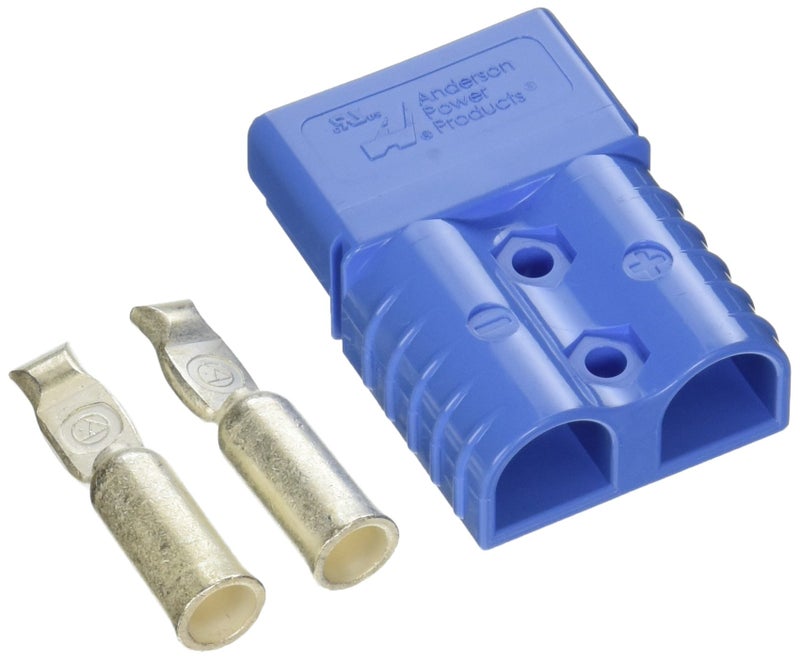 Install Bay SB120 Large Gauge Anderson Connectors 4 Gauge Blue, Each - Image 2