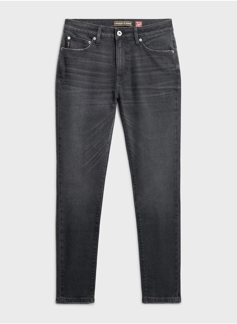 Superdry - Rinse Wash Skinny Fit Jeans - Image 1