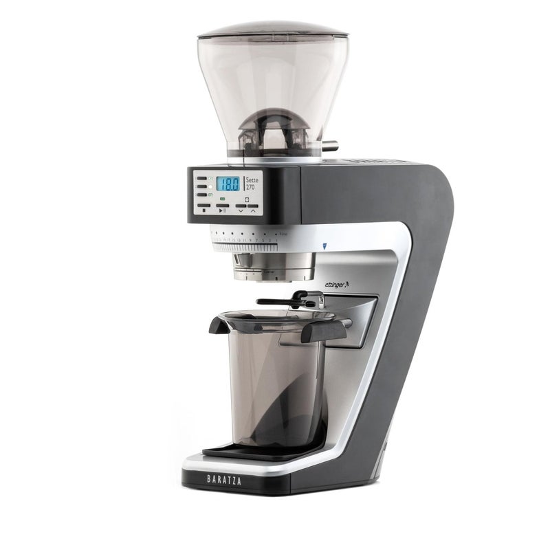 BARATZA Sette 270 230V Electric Coffee Bean Grinder, Hands-Free Dosing Burr, Black - Image 3