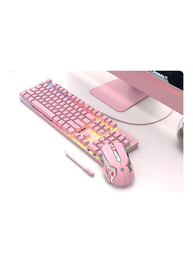 NIBEMINENT USB Wired Gaming Keyboard Mouse Set Combo  - Image 3