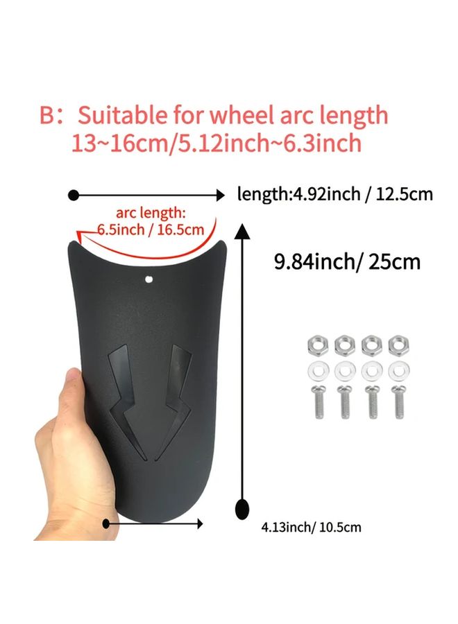 Motorcycle Front Mudguard Adjustable Medium C Style Wheel Arc Length 7 09 7 87 Inch - Image 2