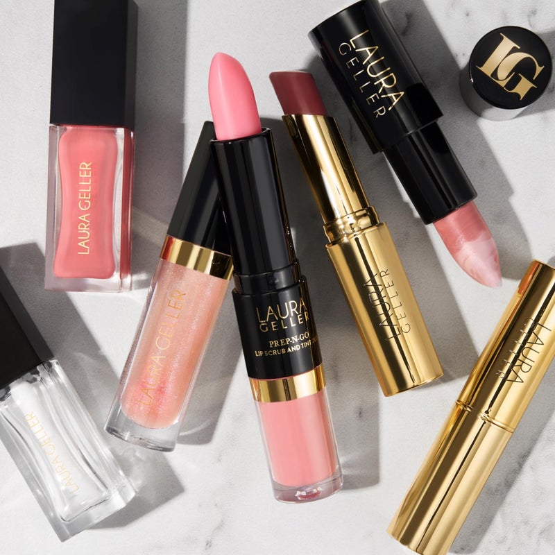 LAURA GELLER NEW YORK Prep-n-Go 2-in-1 Lip Scrub and Lip Oil Tint, Lip Hydrating Oil and Exfoliator, Rush Hour - Image 4