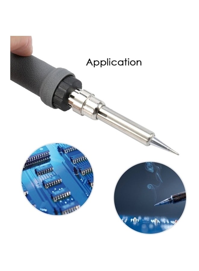 NIBEMINENT Digital Electric Soldering Iron Grey/Black - Image 2