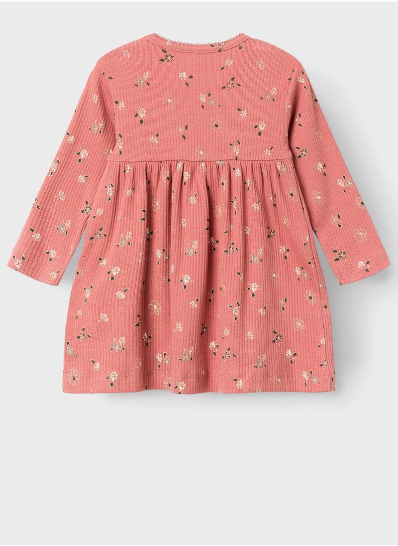 NAME IT - Kids Floral Print Midi Dress - Image 1