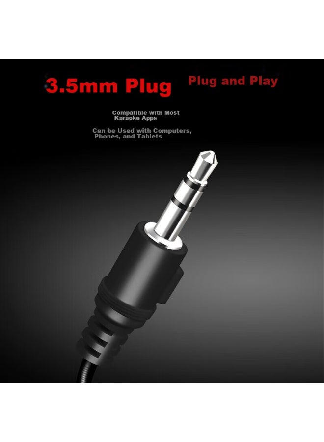 SAST Xianke Microphone, Computer Gooseneck Microphone, Wired Desktop Computer Laptop, Desktop Online Class, Video Conference, Gaming, Voice Recording Round Hole 039 - Image 3