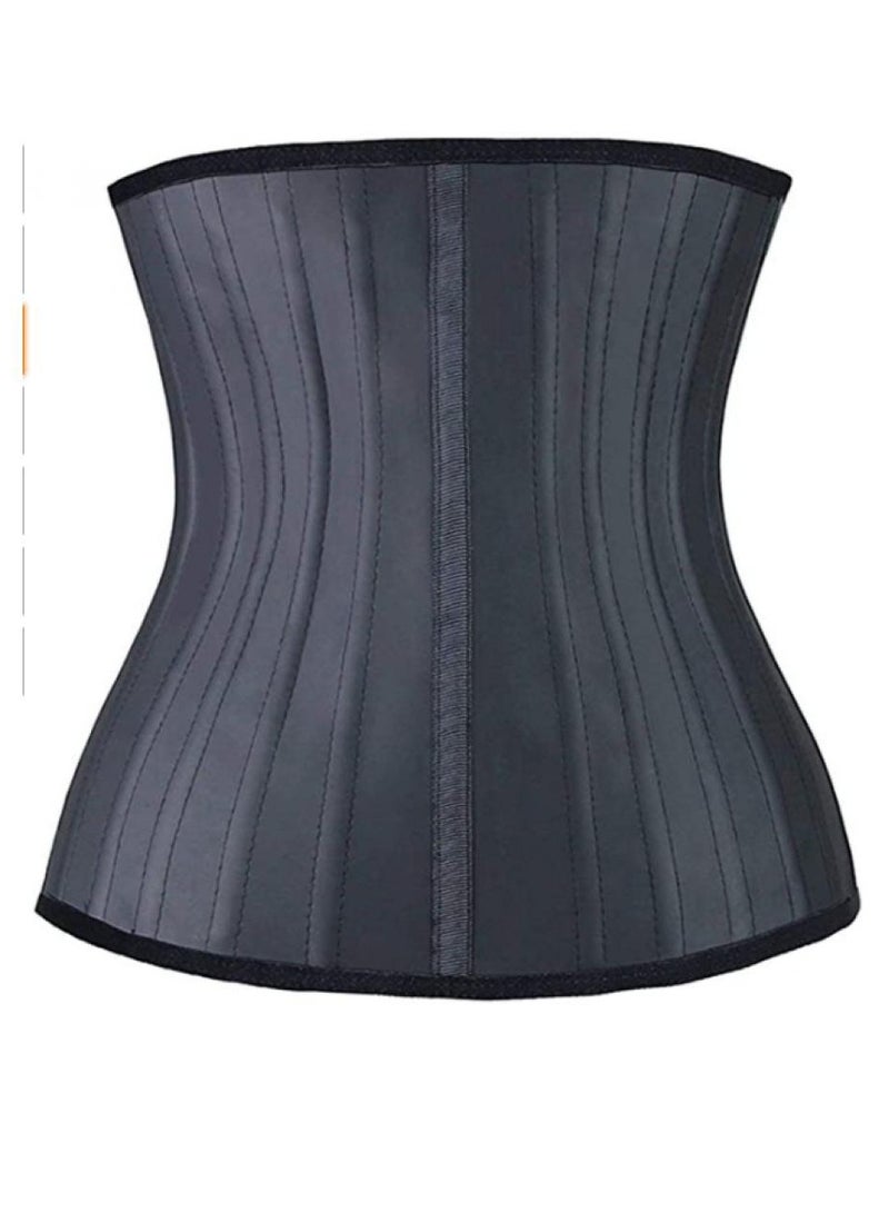 AIWANTO Waist Trainer for Women Latex Underbust Waist Corsets Cincher Hourglass Body Shaper 4 Hooks Small Size  - Image 4
