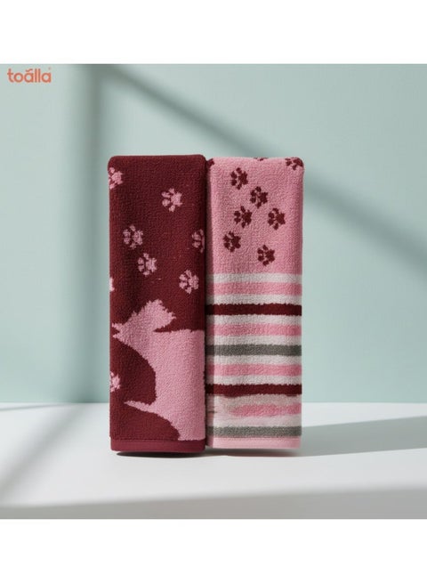 Bathtowel , Terry,High Absorbency, 50*50 Cm, Cotton 100%, Durable & Easy To Clean.