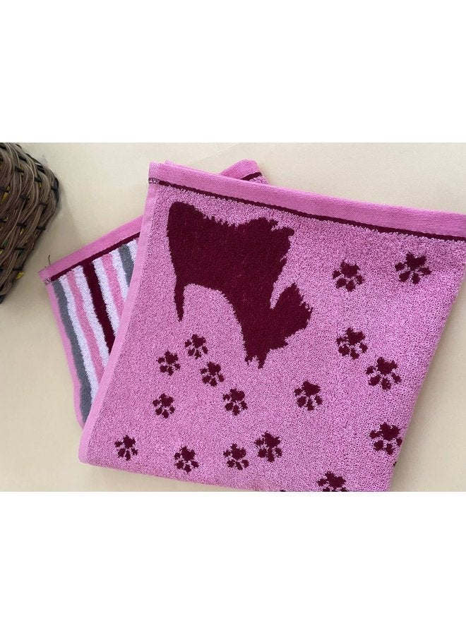 توالا فوط حمام , وبرة، امتصاص عالي، 50*50 سم، قطن 100% ،عملية وسهلة التنظيف. - Image 4