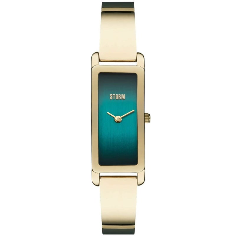 STORM British Imported LAILA Series Green Dial Women's Quartz Watch with Gold Bracelet - Image 1