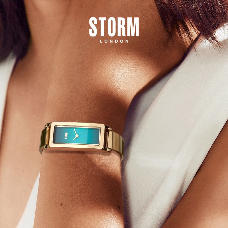 STORM British Imported LAILA Series Green Dial Women's Quartz Watch with Gold Bracelet - Image 5