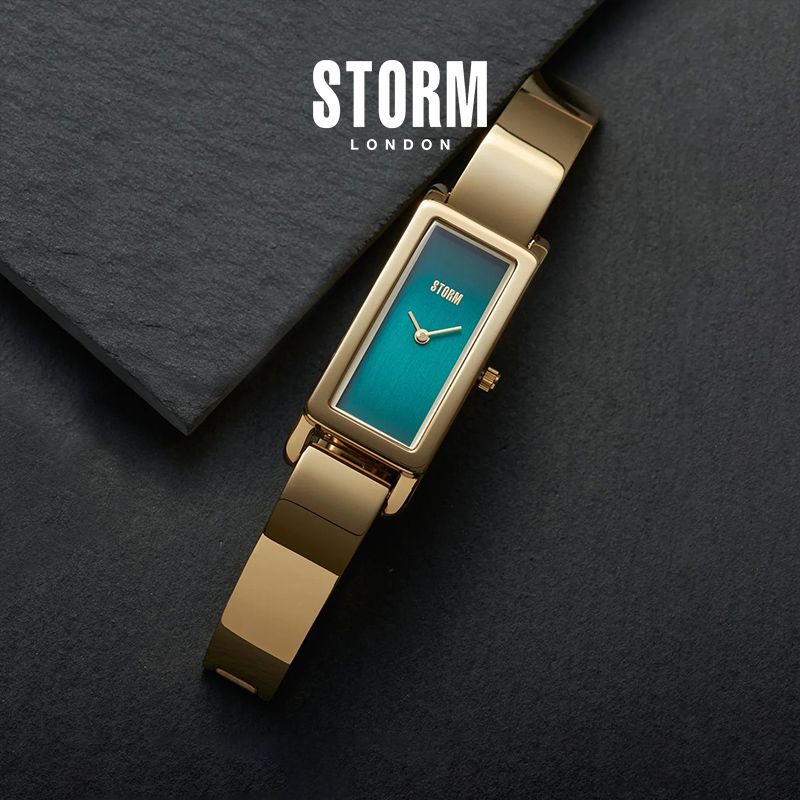 STORM British Imported LAILA Series Green Dial Women's Quartz Watch with Gold Bracelet - Image 3