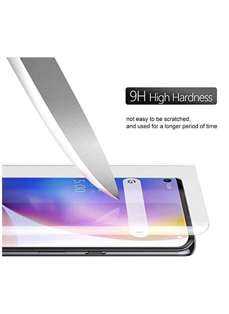 LEDIN - OnePlus 8 UV Liquid Curved Full Glue Tempered Glass Screen protector for OnePlus 8 - Image 1
