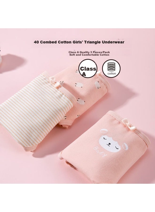 Top Melon Melon Girls' Triangle Cartoon Cute Children's Underwear Baby Triangle Bottoms Girls Shorts Sheep 150 - Image 4