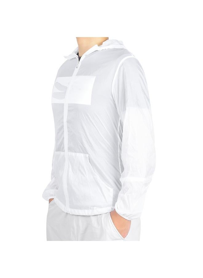 إسكدنيا Air Conditioning Clothes Fan Cooling Jacket Outdoor High Temperature Protection(white L) - Image 2