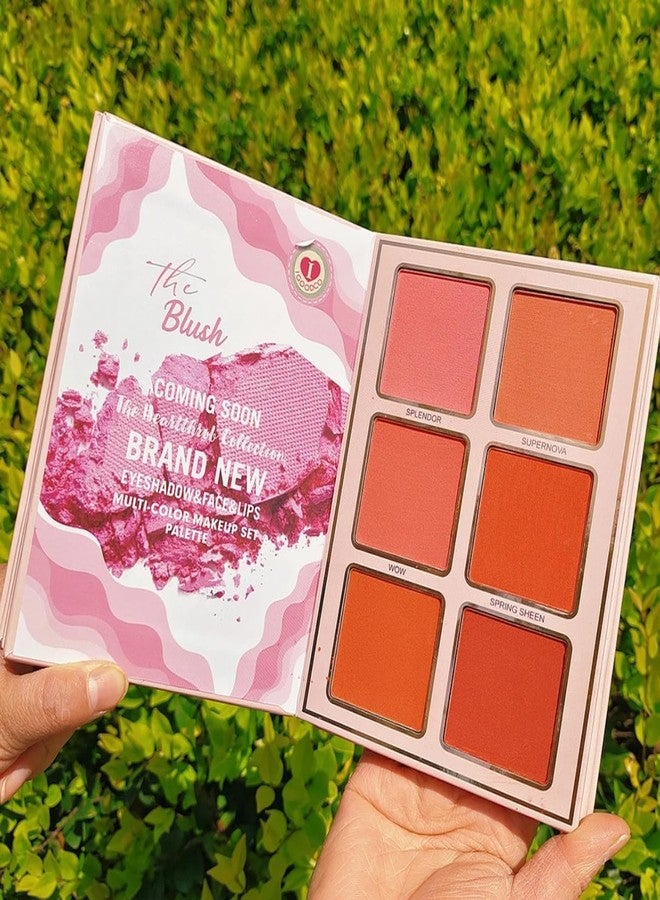 SKINPLUS 5in1 Book-Style Foldable Makeup Palette Set | Portable & Long-Lasting | Contour Blush Highlight Eyeshadow, Suitable for Multiple Skin Tones & Makeup Looks All In One MakeupBook (Fashion) - Image 5