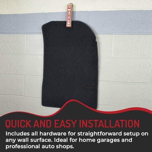 HI-TECH Car Wash Mat Clamps, Floor Mat Holders are Available in 6 Colors (4 Pack) (Red) - Image 4