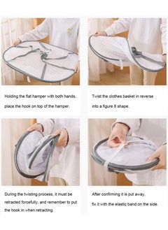 Y&D Herb Drying Rack 2-Layer 2-Feet Hanging Mesh Net Dryer Collapsible with S-Shape Zippers Pothook Carabiner and Storage Pouch for Hydroponics Flowers Buds Fruits Seafoods Clothes  - Image 5