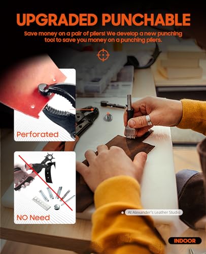 HAPDEN Heavy Duty Snap Fastener Tool, Snap Setter Tool with 100 Sets 4 Color Boat Cover Snaps, Snap Repair Kit, Repairing Boat Covers, Canvas, Fabric, Tarps - Image 4