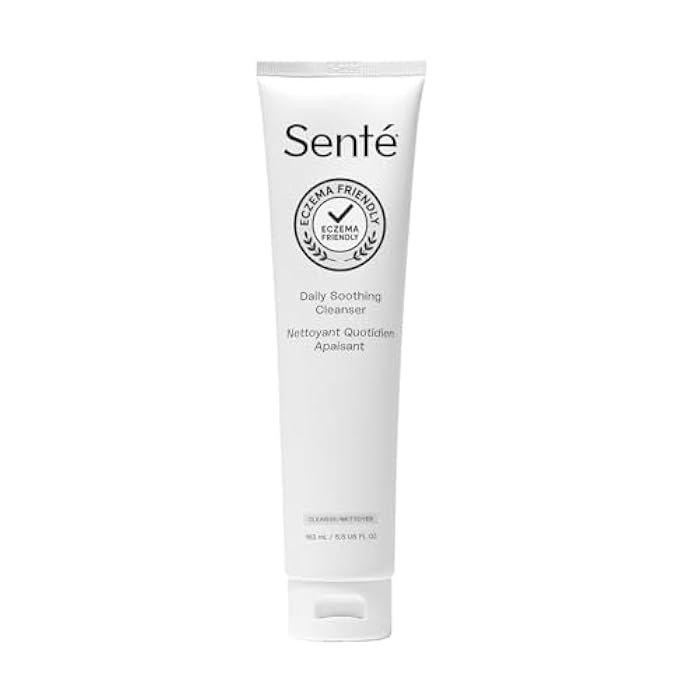 Sente Daily Soothing Facial Cleanser For Dry and Sensitive Skin - Gently Removes Oil, Impurities and Makeup - with Vitamin E - 5.5 Fl Oz - Image 1