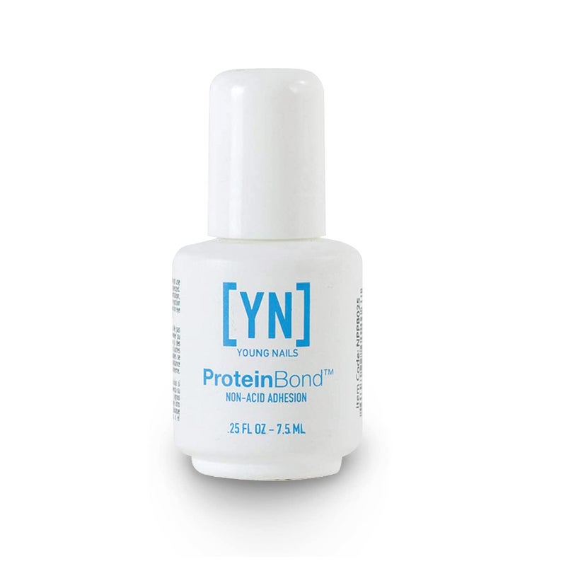 Young Nails Protein Bond - Non-Acidic Nail Primer, Enhanced Adhesion for Gel Polish & Acrylic, Nail Dehydrator, PH Bonder for Gel Nails, 0.25 oz - Image 1