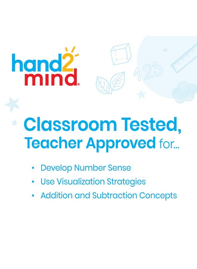 hand2mind hand2mind Rekenrek Pop-Up Learning Activity Center, Math Games for Kids, Abacus for Kids Math, Math Manipulatives, Montessori Materials for Preschool, Kindergarten Homeschool Supplies - Image 3